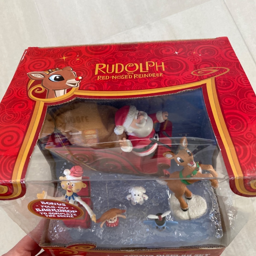 NIB Rudolph Scenic Display Set - Picture 3 of 5
